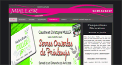 Desktop Screenshot of horticulturemuller.fr